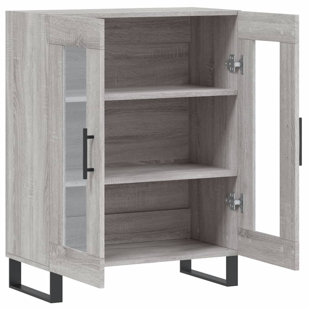 Buffet sonoma gris 69,5x34x90 cm bois d'ingénierie - XIOS