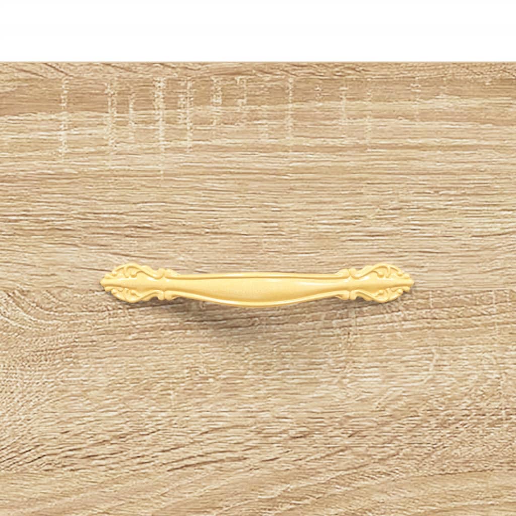 Buffet chêne sonoma 69,5x34x90 cm bois d'ingénierie - XIOS