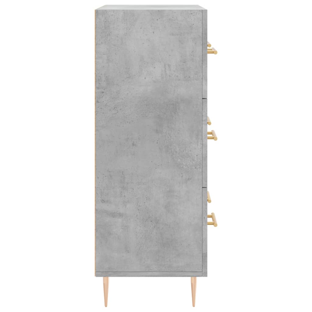 Buffet gris béton 69,5x34x90 cm bois d'ingénierie - XIOS