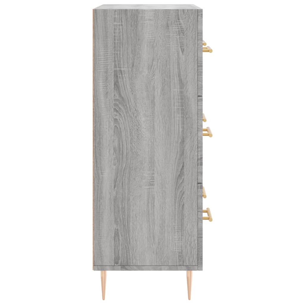 Buffet sonoma gris 69,5x34x90 cm bois d'ingénierie - XIOS