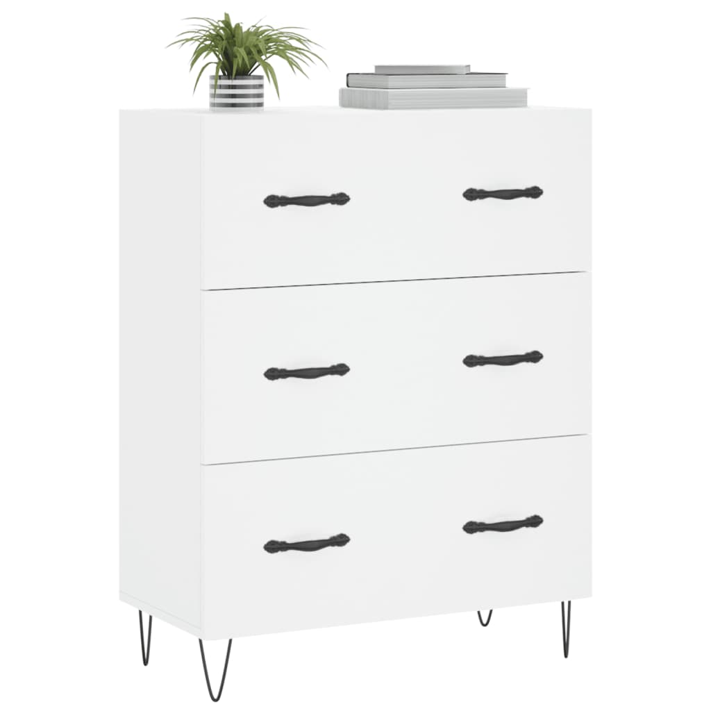 Buffet blanc 69,5x34x90 cm bois d'ingénierie - XIOS