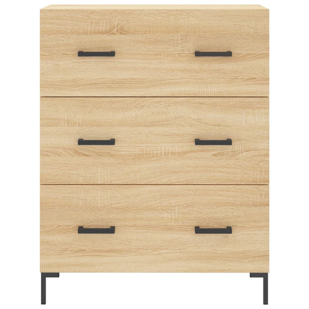Buffet chêne sonoma 69,5x34x90 cm bois d'ingénierie - XIOS