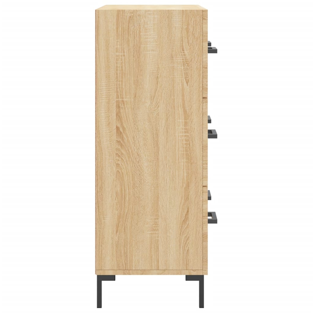 Buffet chêne sonoma 69,5x34x90 cm bois d'ingénierie - XIOS