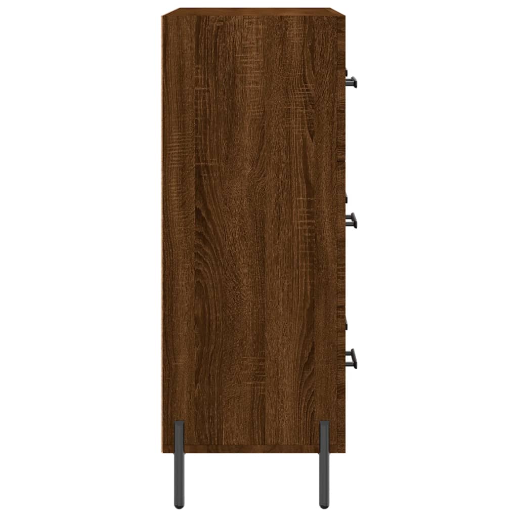 Buffet chêne marron 69,5x34x90 cm bois d'ingénierie - XIOS