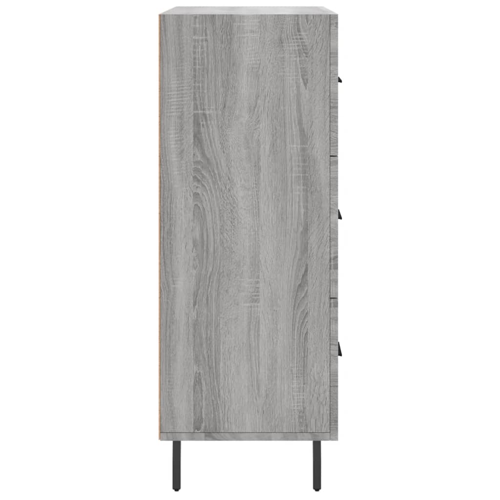 Buffet sonoma gris 69,5x34x90 cm bois d'ingénierie - XIOS