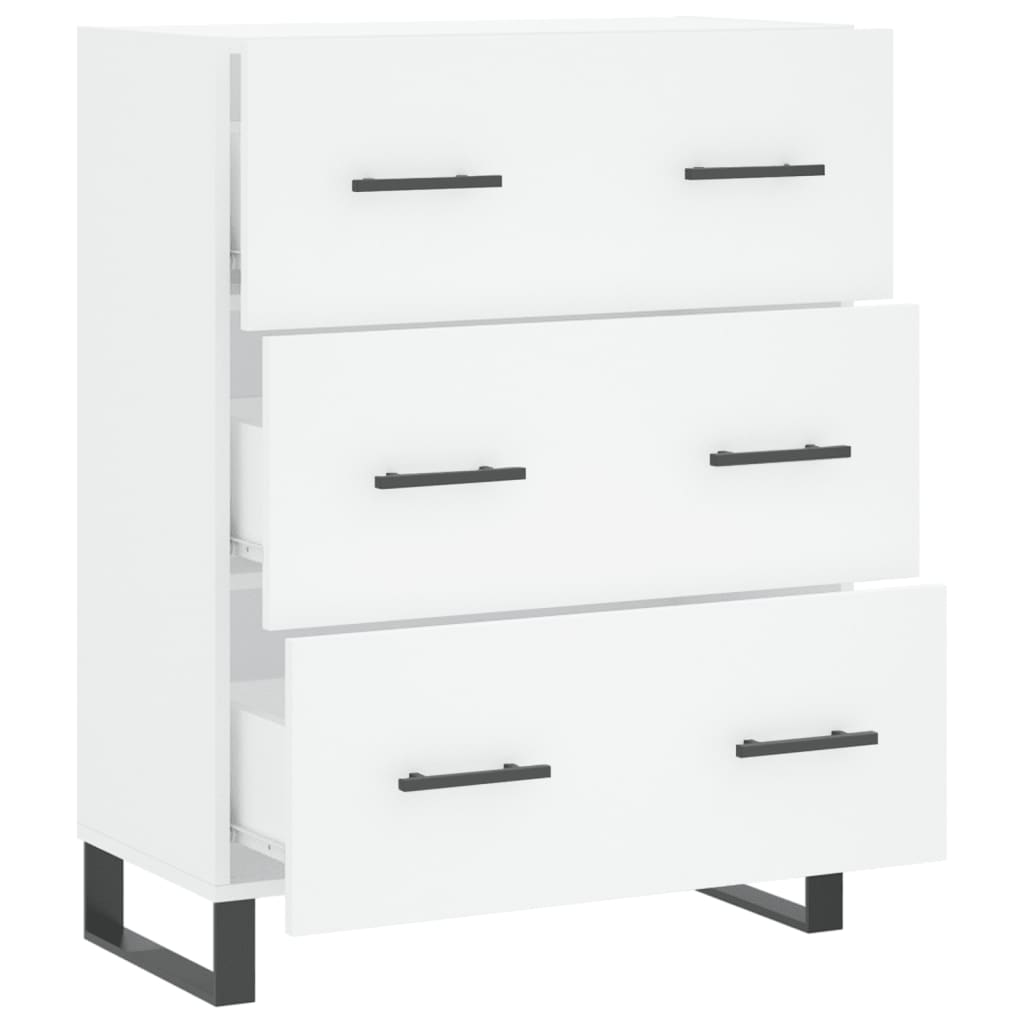 Buffet blanc 69,5x34x90 cm bois d'ingénierie - XIOS