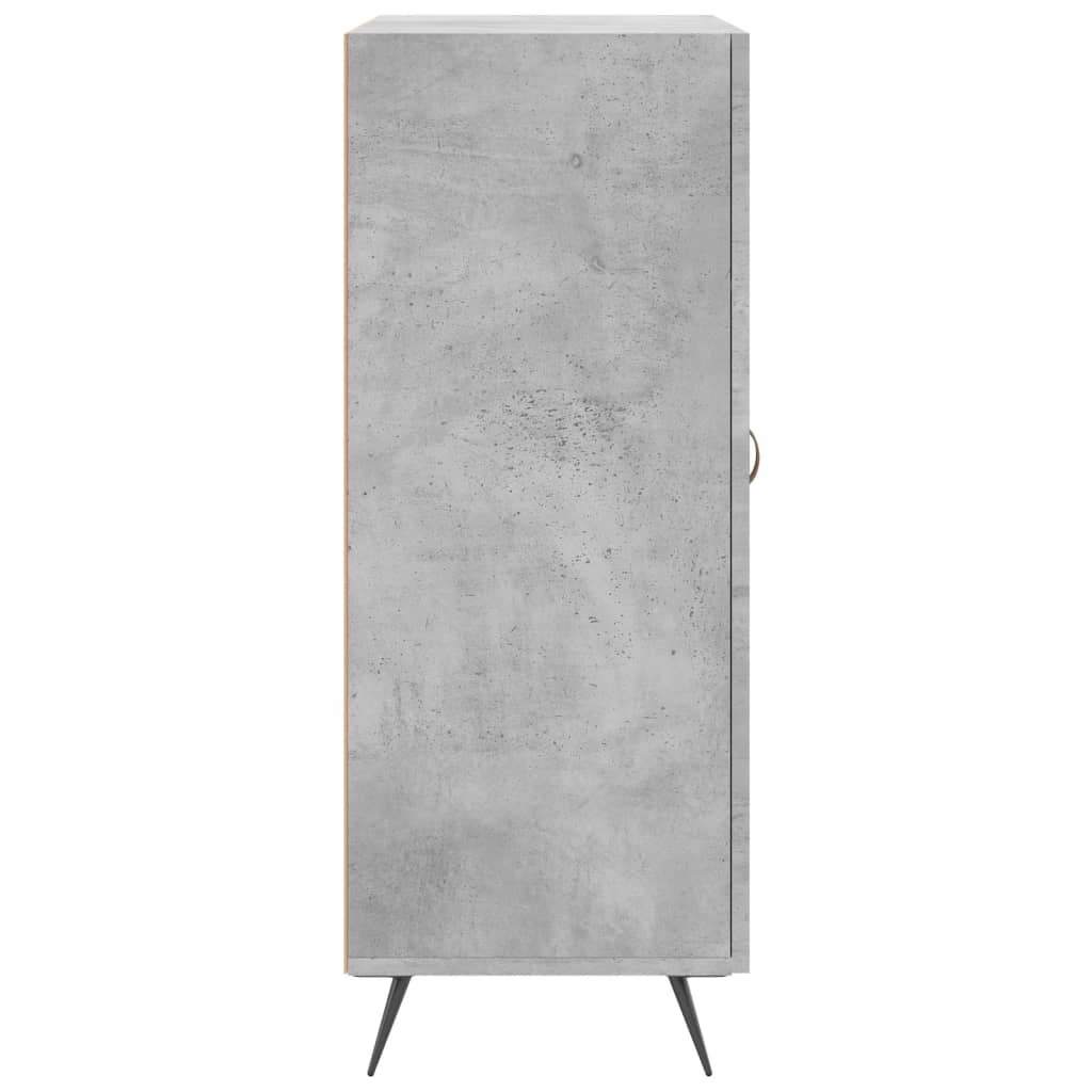 Buffet gris béton 69,5x34x90 cm bois d'ingénierie - XIOS