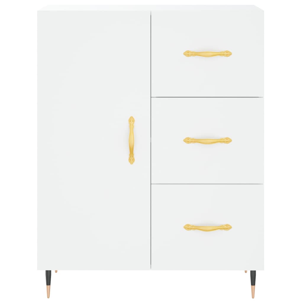 Buffet blanc 69,5x34x90 cm bois d'ingénierie - XIOS