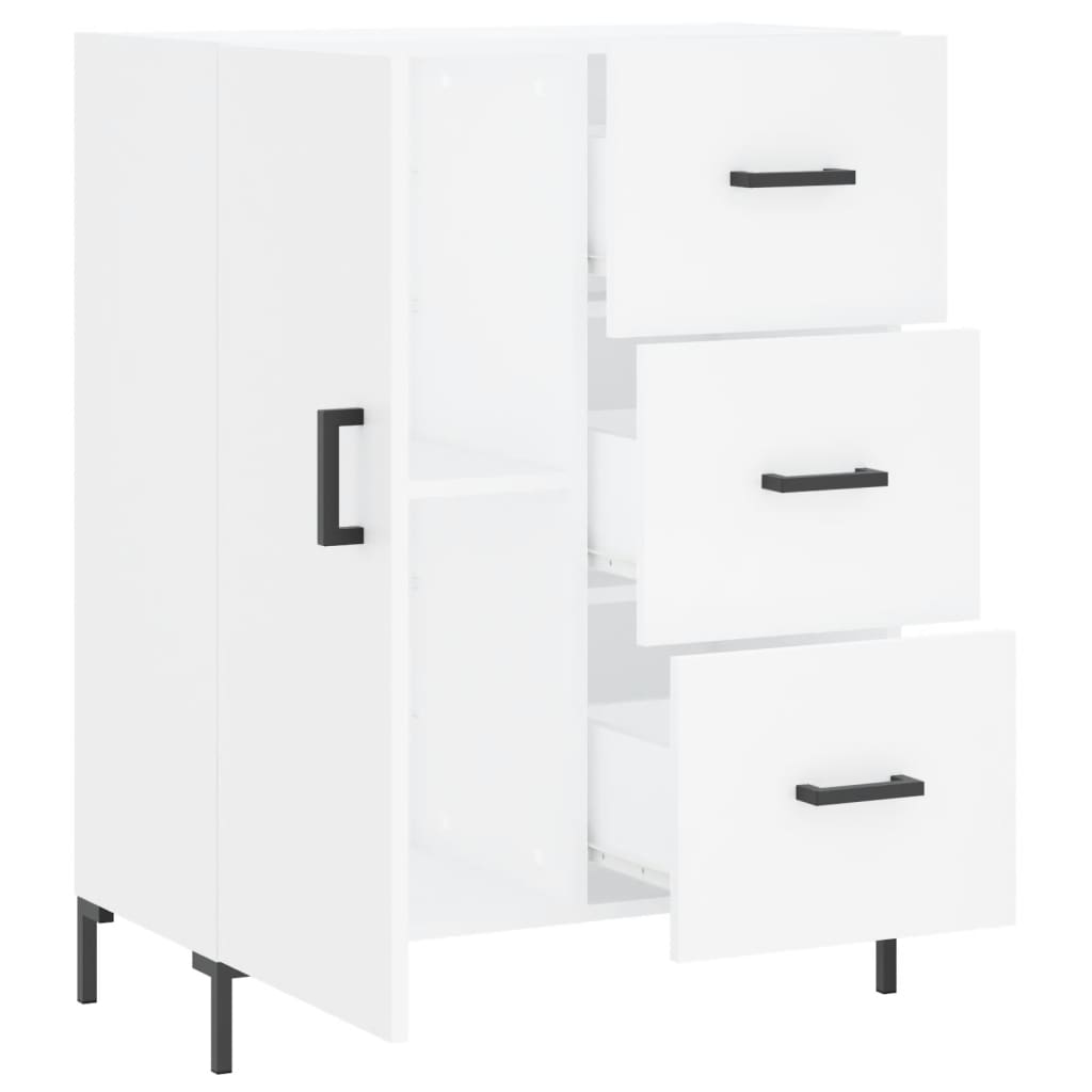 Buffet blanc 69,5x34x90 cm bois d'ingénierie - XIOS