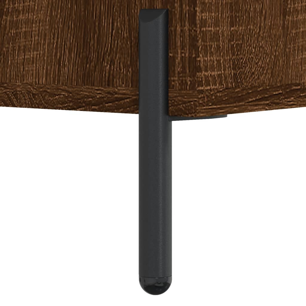 Buffet chêne marron 69,5x34x90 cm bois d'ingénierie - XIOS