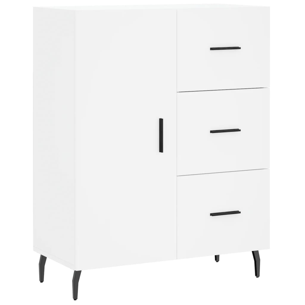 Buffet blanc 69,5x34x90 cm bois d'ingénierie - XIOS