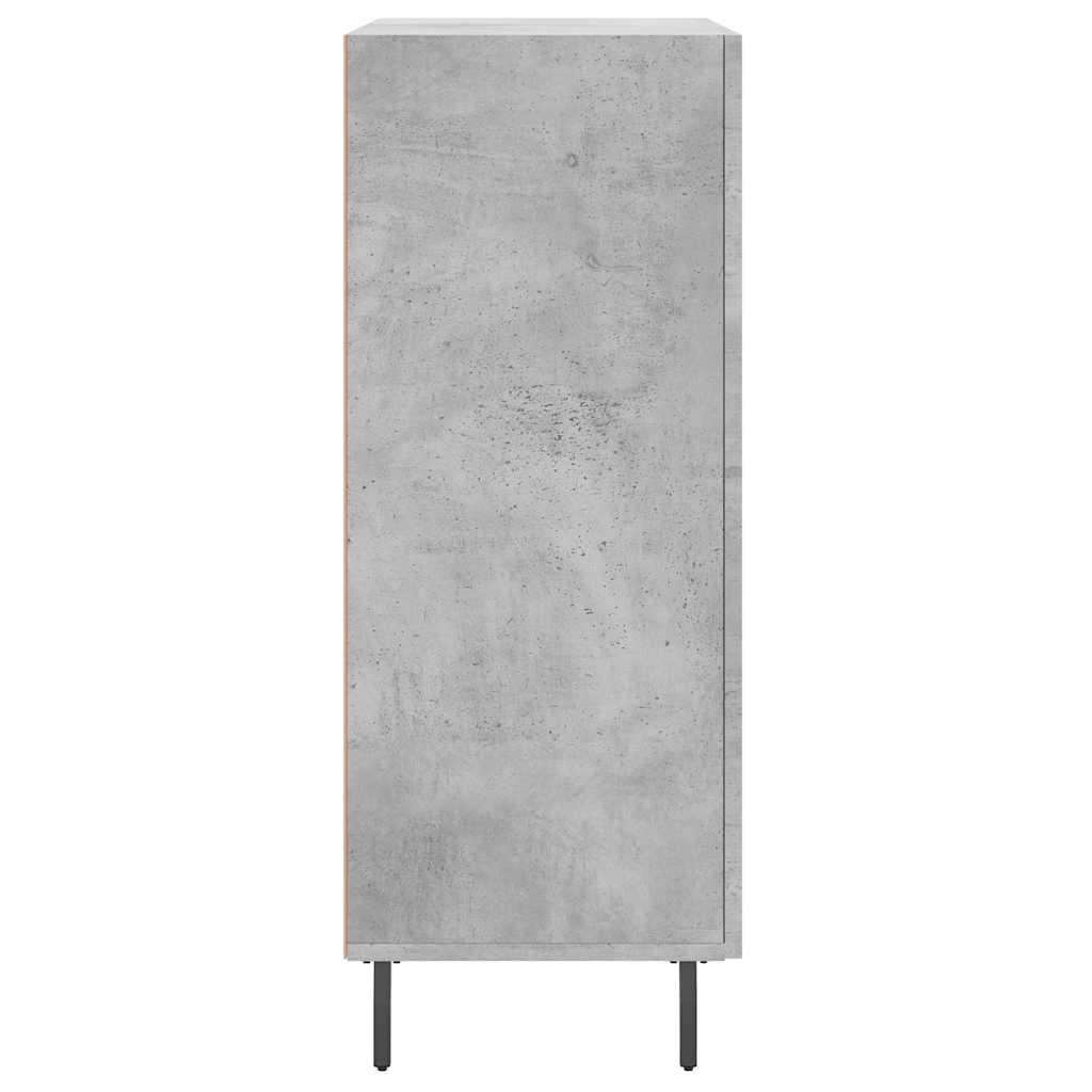 Buffet gris béton 69,5x34x90 cm bois d'ingénierie - XIOS