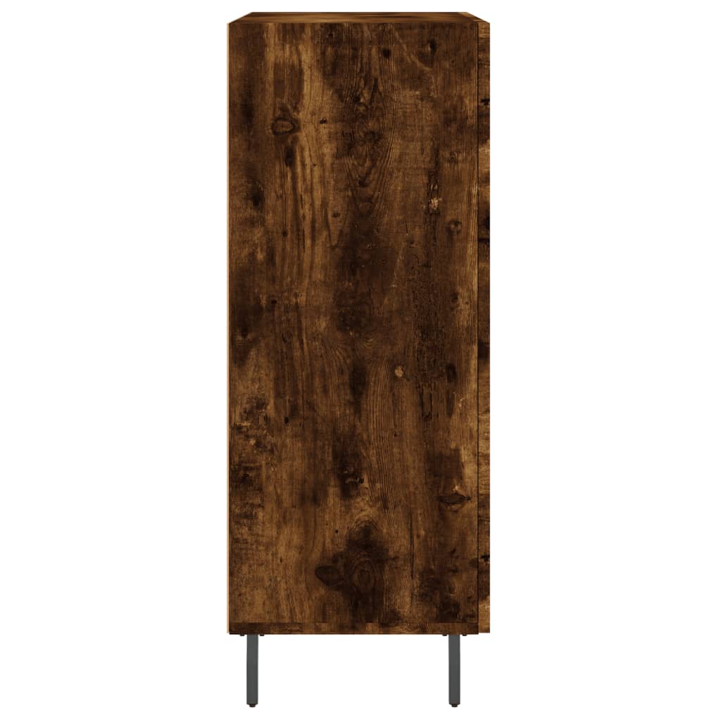 Buffet chêne fumé 69,5x34x90 cm bois d'ingénierie - XIOS