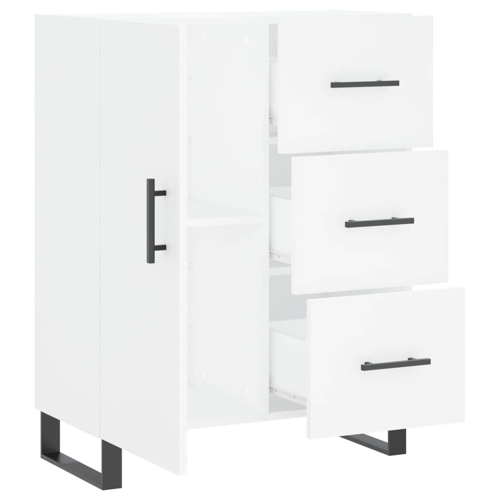 Buffet blanc 69,5x34x90 cm bois d'ingénierie - XIOS