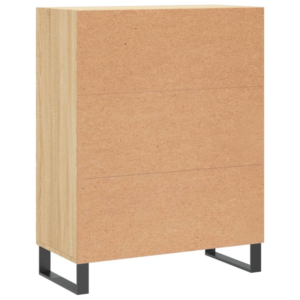 Buffet chêne sonoma 69,5x34x90 cm bois d'ingénierie - XIOS