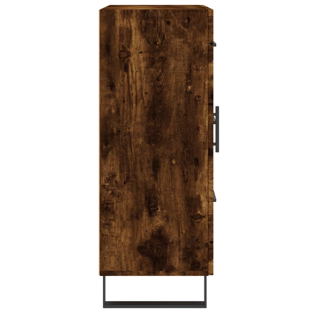 Buffet chêne fumé 69,5x34x90 cm bois d'ingénierie - XIOS