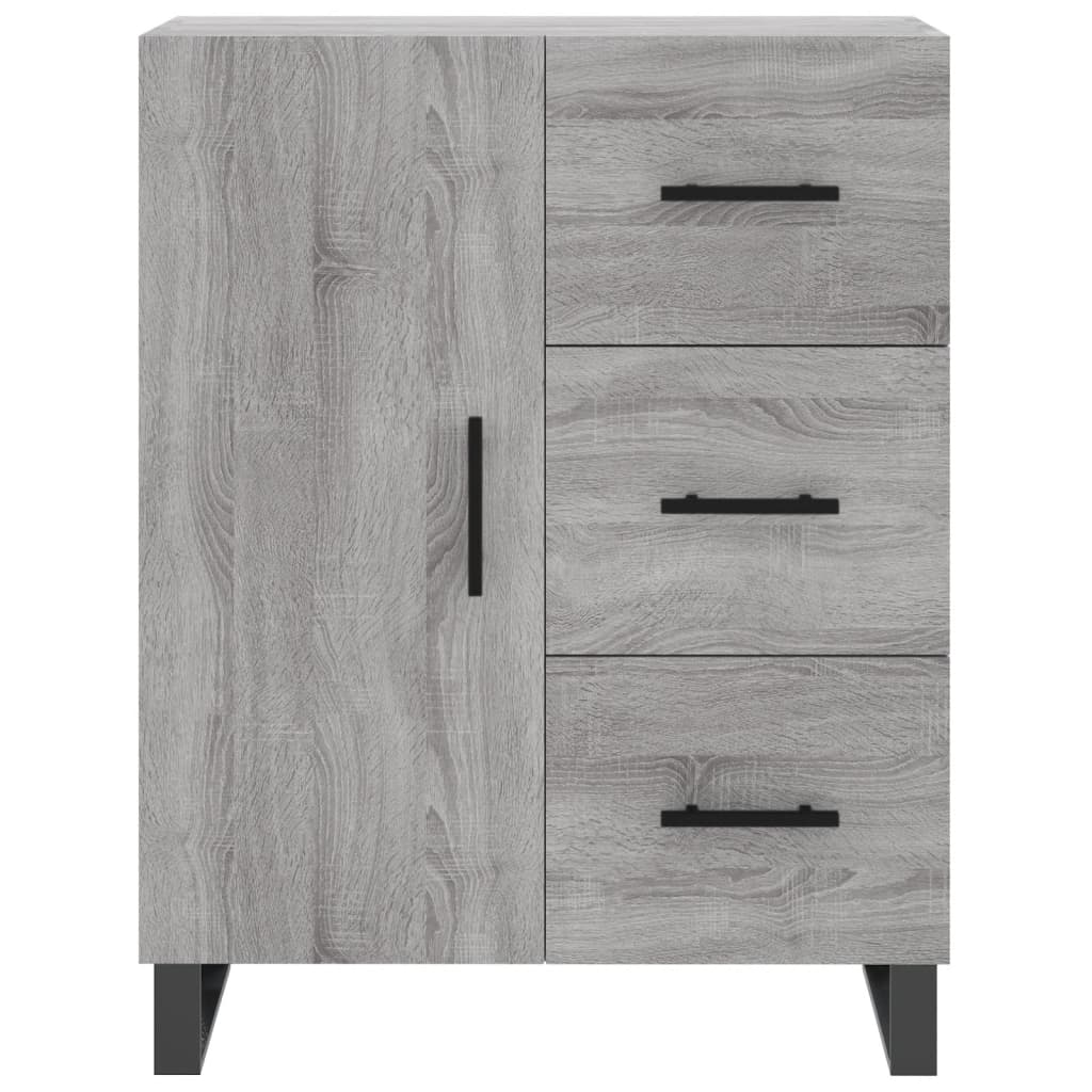Buffet sonoma gris 69,5x34x90 cm bois d'ingénierie - XIOS