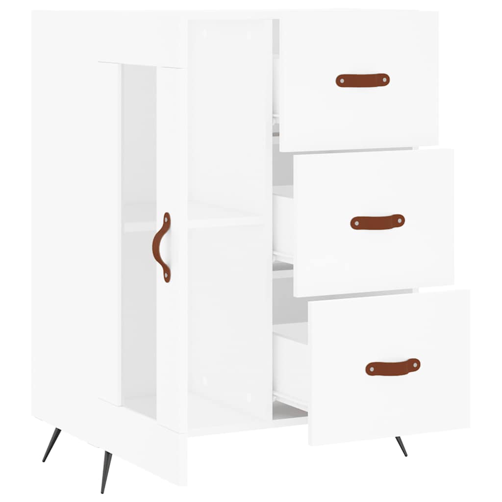 Buffet blanc 69,5x34x90 cm bois d'ingénierie - XIOS