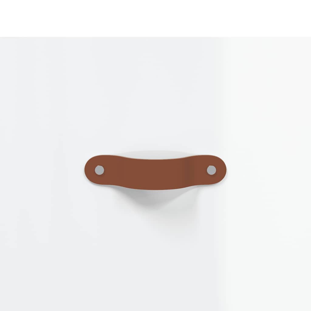 Buffet Blanc brillant 69,5x34x90 cm Bois d'ingénierie - XIOS