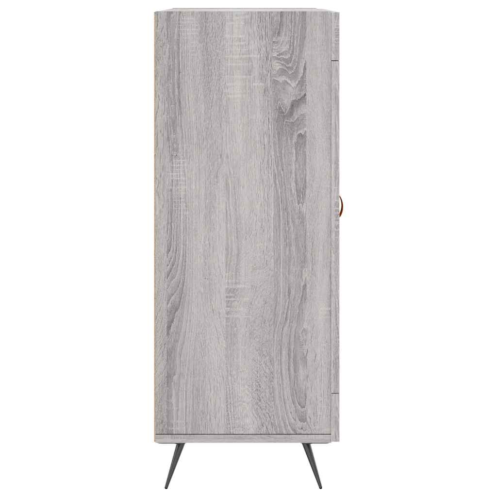 Buffet sonoma gris 69,5x34x90 cm bois d'ingénierie - XIOS