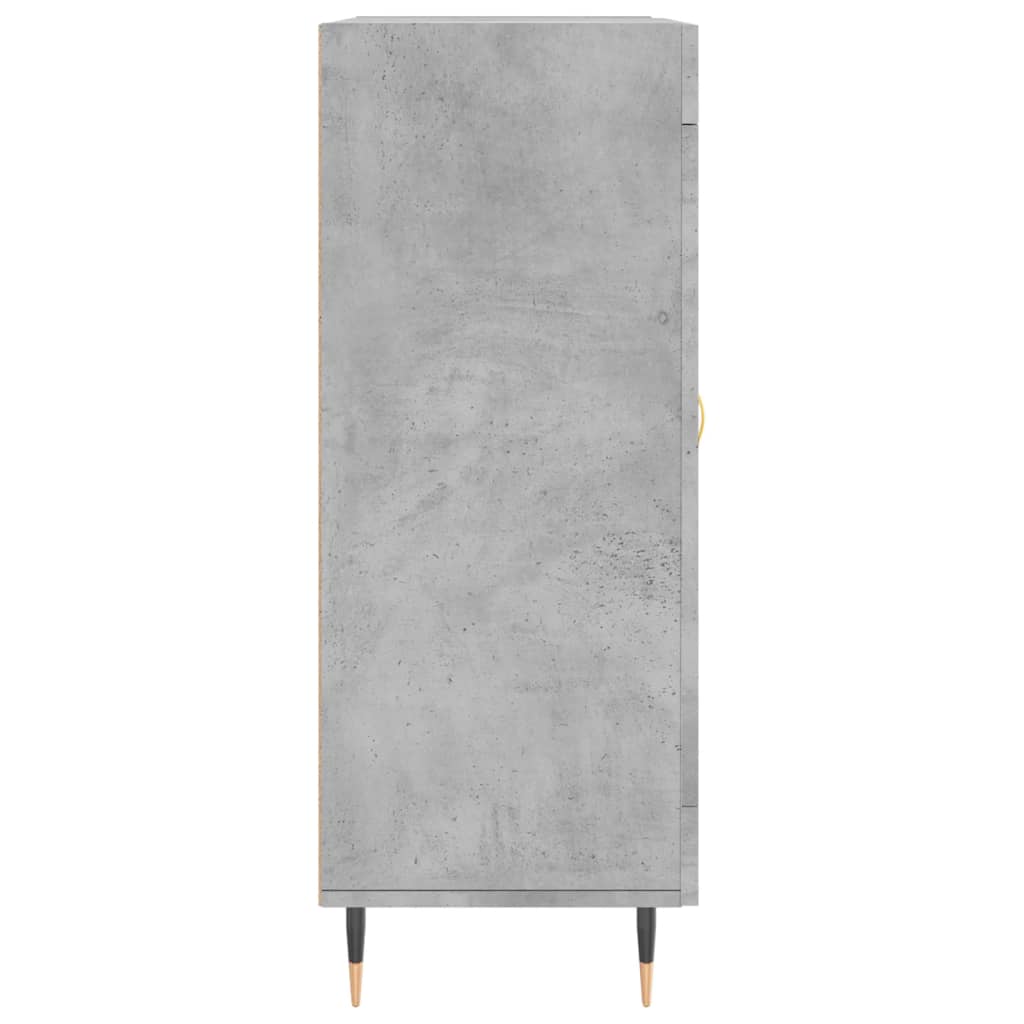Buffet gris béton 69,5x34x90 cm bois d'ingénierie - XIOS
