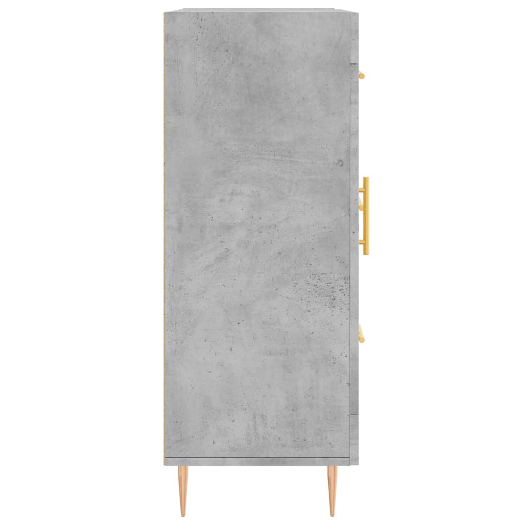 Buffet gris béton 69,5x34x90 cm bois d'ingénierie - XIOS