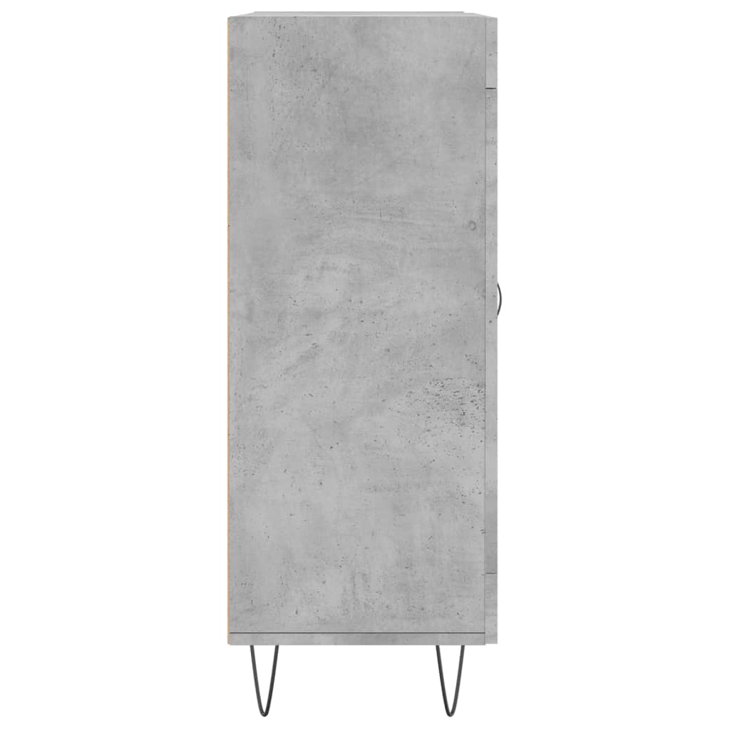 Buffet gris béton 69,5x34x90 cm bois d'ingénierie - XIOS