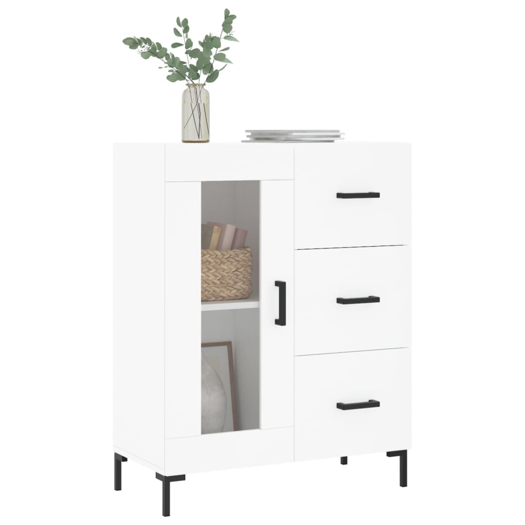 Buffet blanc 69,5x34x90 cm bois d'ingénierie - XIOS