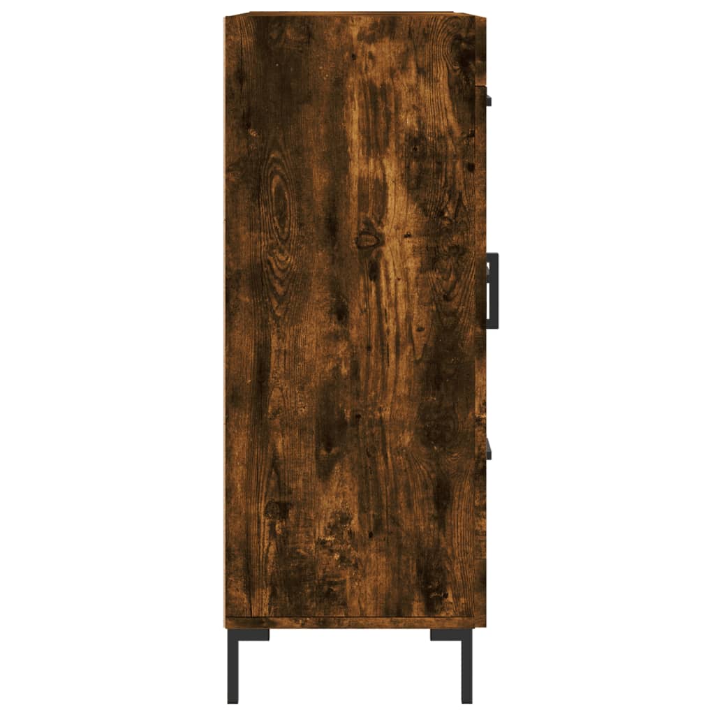 Buffet chêne fumé 69,5x34x90 cm bois d'ingénierie - XIOS