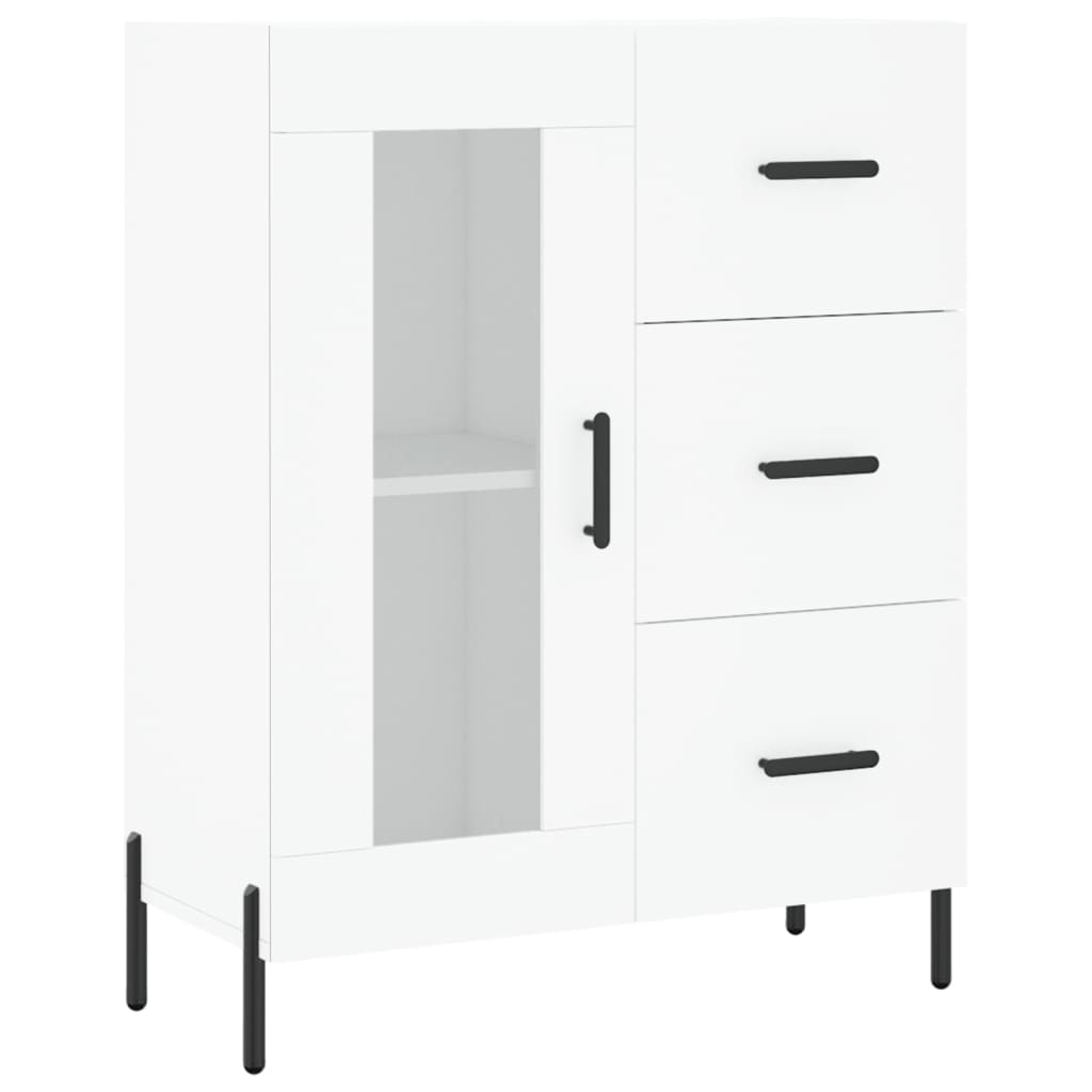 Buffet blanc 69,5x34x90 cm bois d'ingénierie - XIOS