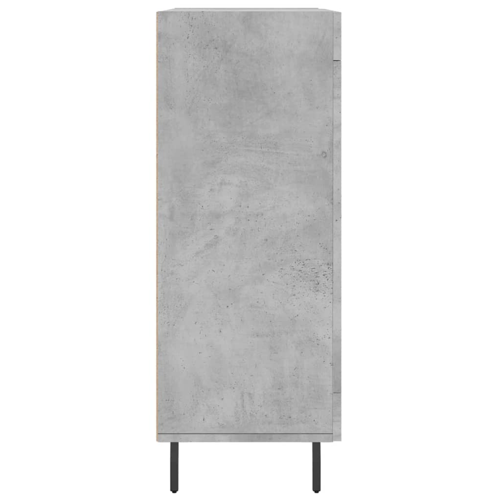 Buffet gris béton 69,5x34x90 cm bois d'ingénierie - XIOS