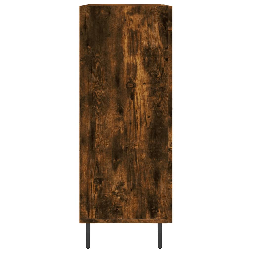 Buffet chêne fumé 69,5x34x90 cm bois d'ingénierie - XIOS