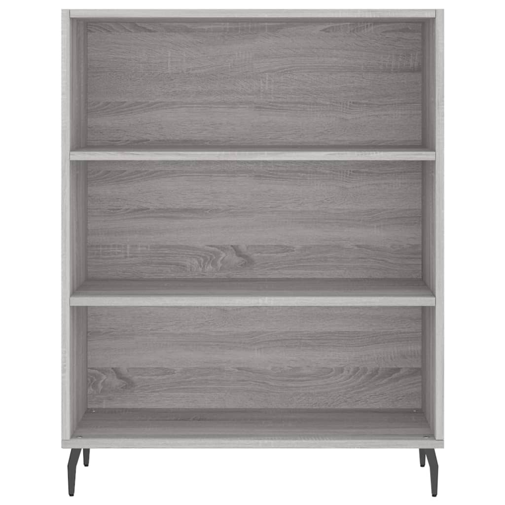 Armoire à étagères sonoma gris 69,5x32,5x90cm bois d'ingénierie - XIOS