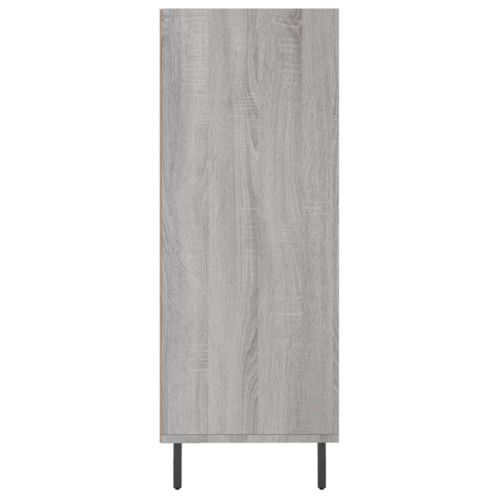 Armoire à étagères sonoma gris 69,5x32,5x90cm bois d'ingénierie - XIOS
