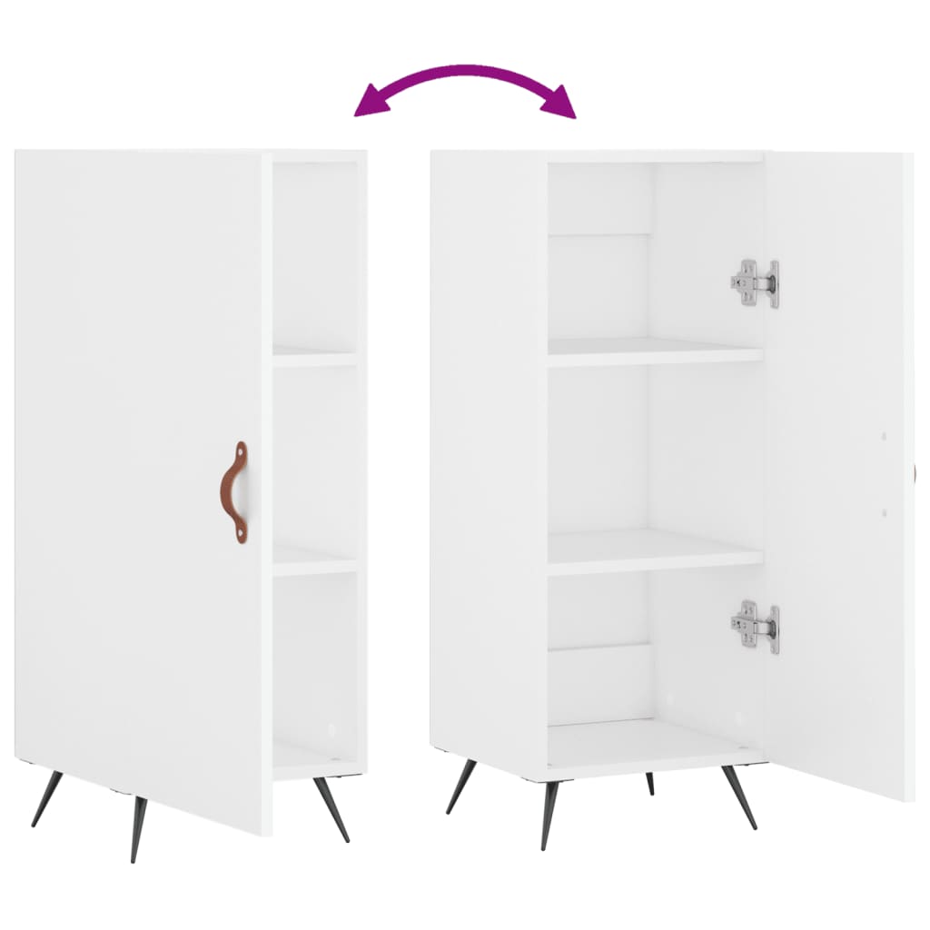 Buffet blanc 34,5x34x90 cm bois d'ingénierie - XIOS