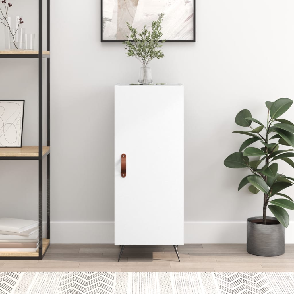 Buffet blanc 34,5x34x90 cm bois d'ingénierie - XIOS