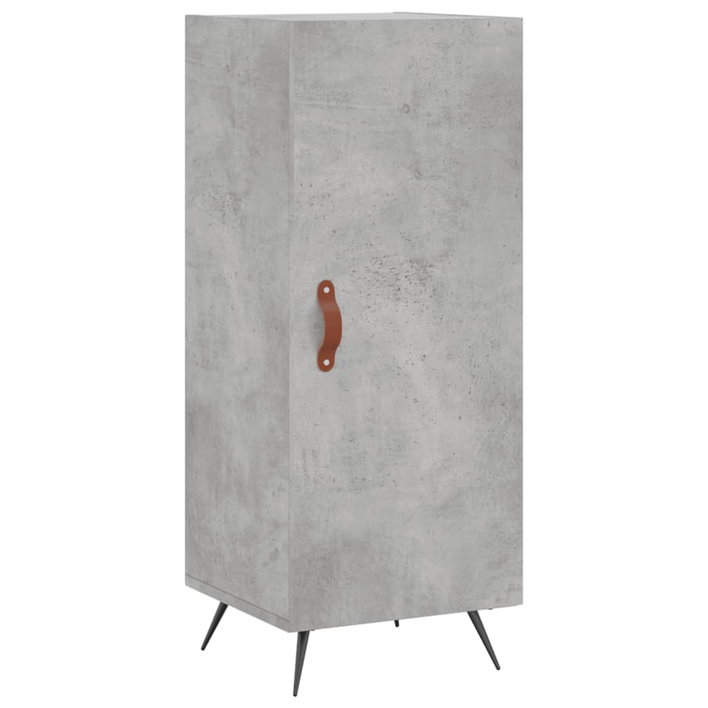 Buffet Gris béton 34,5x34x90 cm Bois d'ingénierie - XIOS