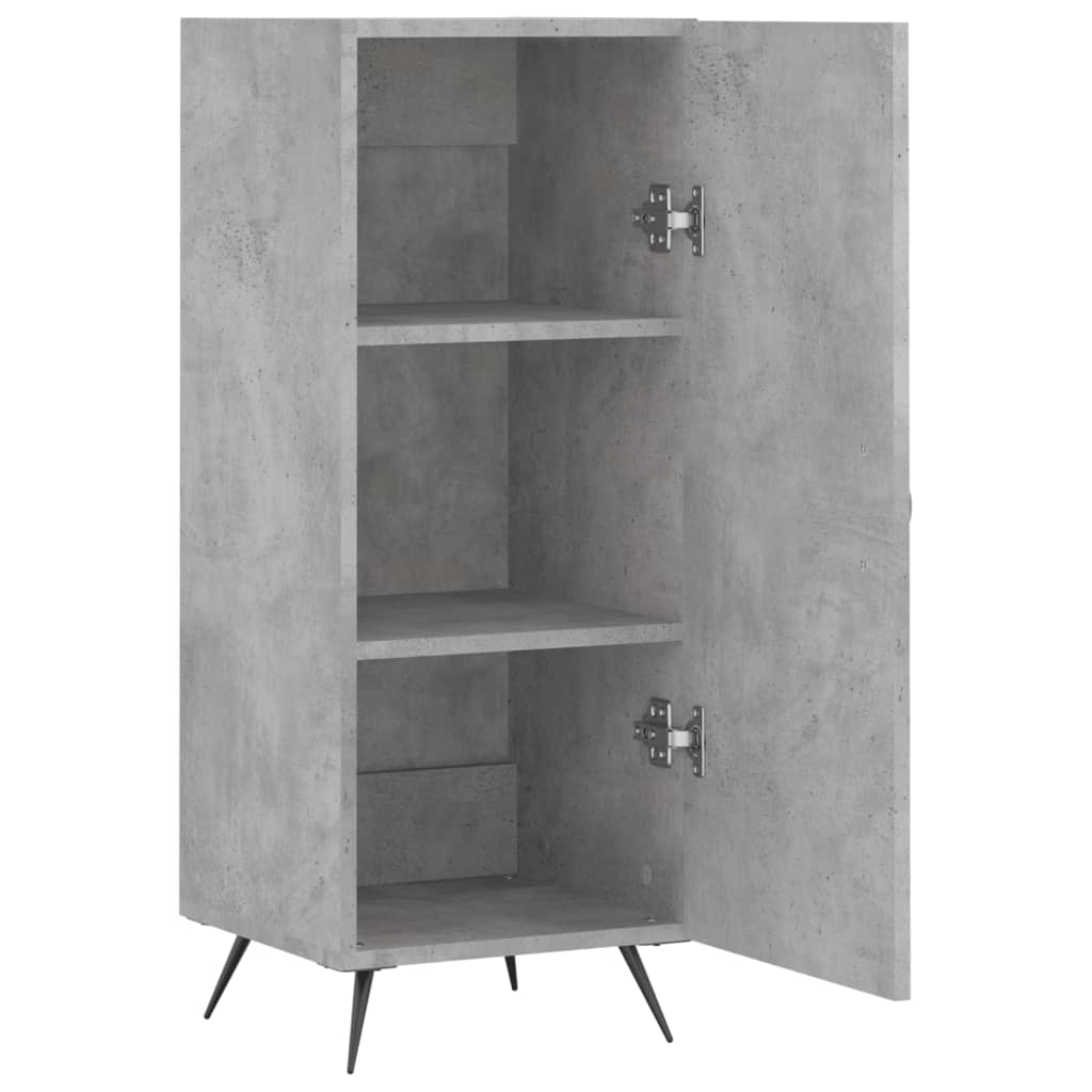 Buffet Gris béton 34,5x34x90 cm Bois d'ingénierie - XIOS