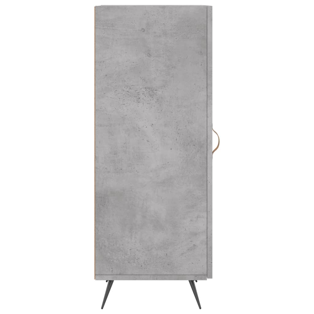 Buffet Gris béton 34,5x34x90 cm Bois d'ingénierie - XIOS