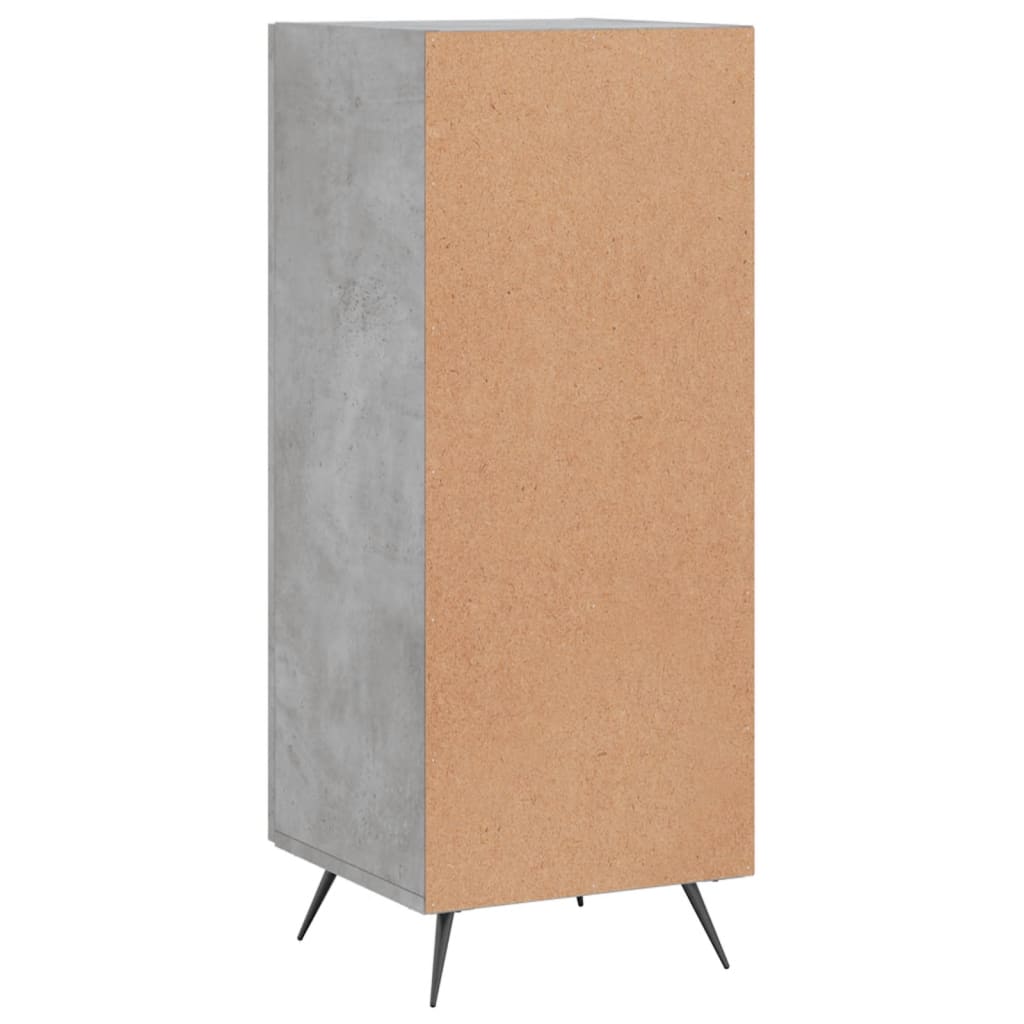 Buffet Gris béton 34,5x34x90 cm Bois d'ingénierie - XIOS