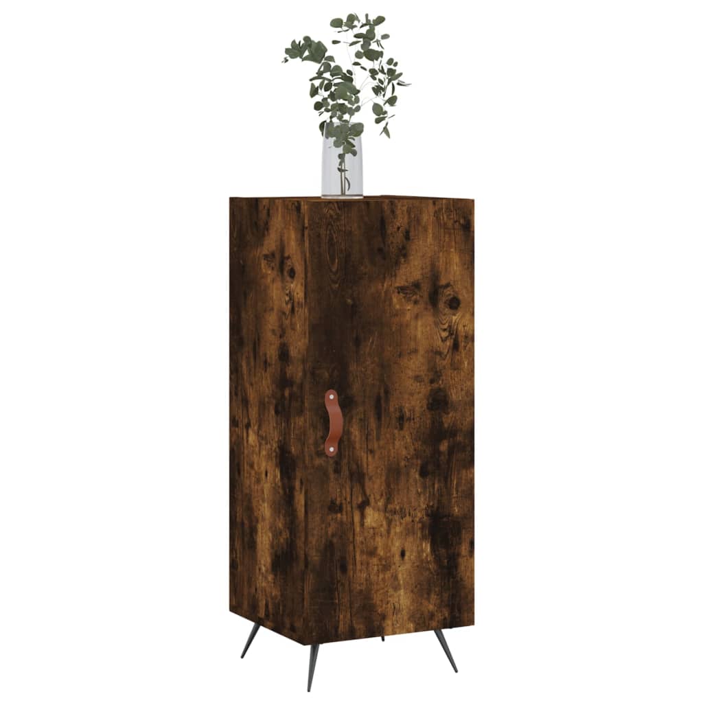 Buffet Chêne fumé 34,5x34x90 cm Bois d'ingénierie - XIOS