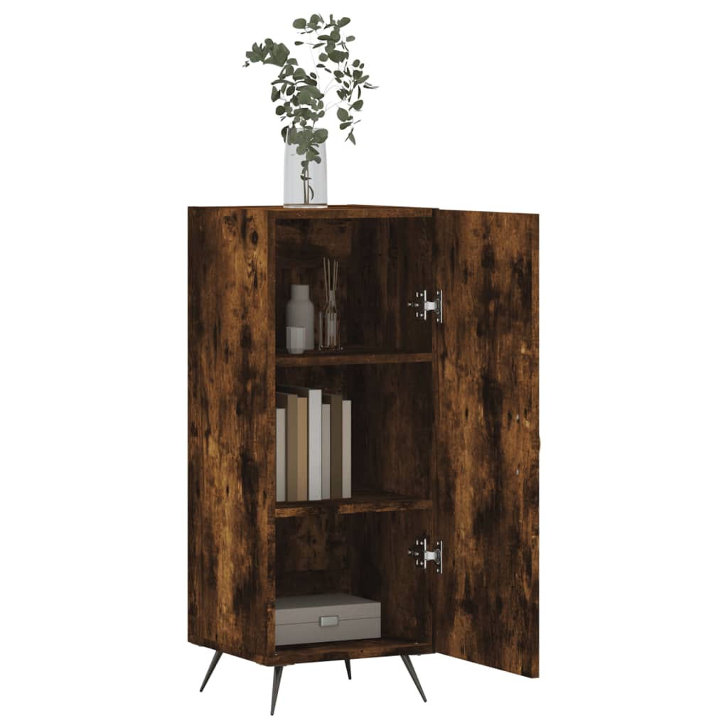 Buffet Chêne fumé 34,5x34x90 cm Bois d'ingénierie - XIOS