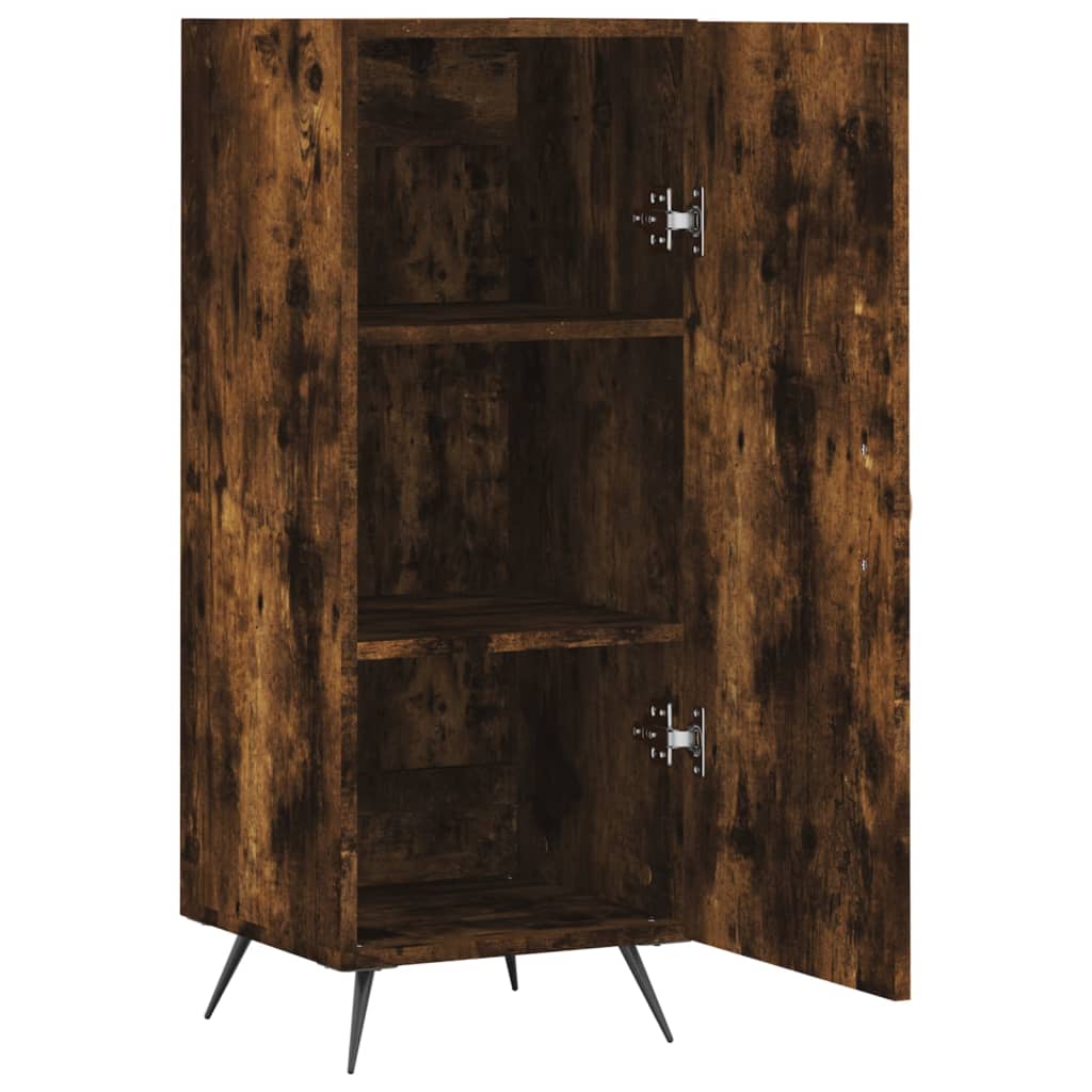 Buffet Chêne fumé 34,5x34x90 cm Bois d'ingénierie - XIOS
