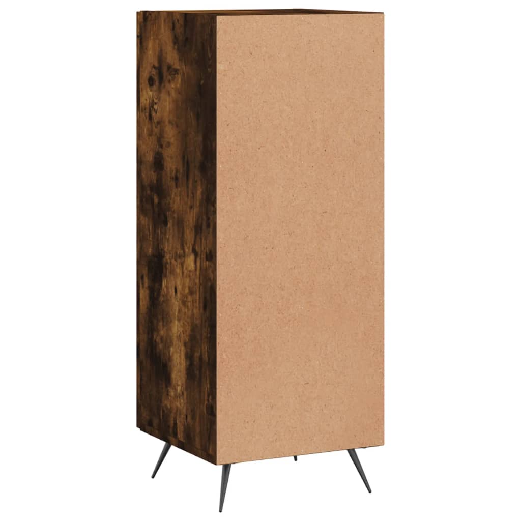 Buffet Chêne fumé 34,5x34x90 cm Bois d'ingénierie - XIOS