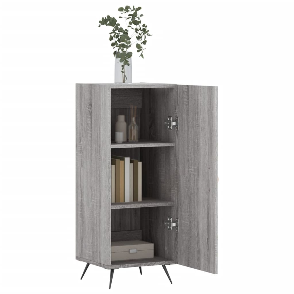 Buffet Sonoma gris 34,5x34x90 cm Bois d'ingénierie - XIOS
