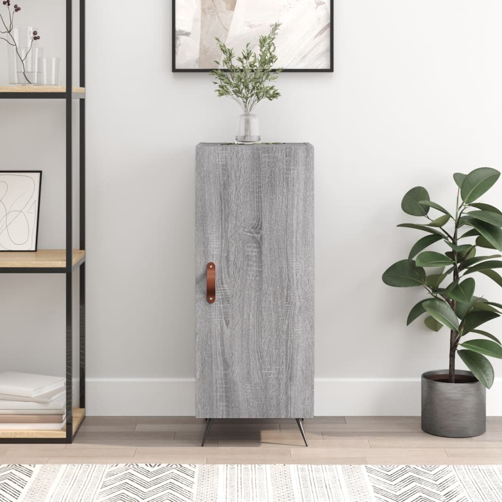 Buffet Sonoma gris 34,5x34x90 cm Bois d'ingénierie - XIOS