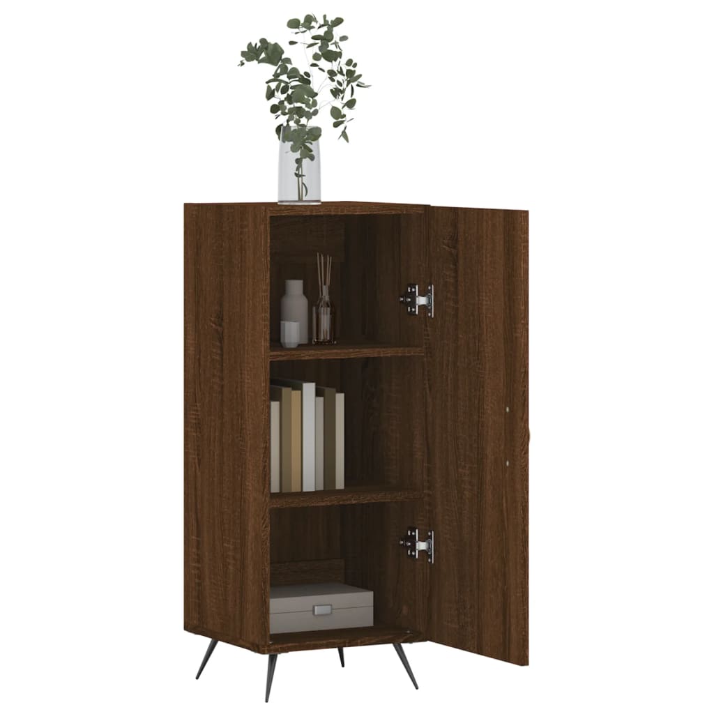Buffet Chêne marron 34,5x34x90 cm Bois d'ingénierie - XIOS