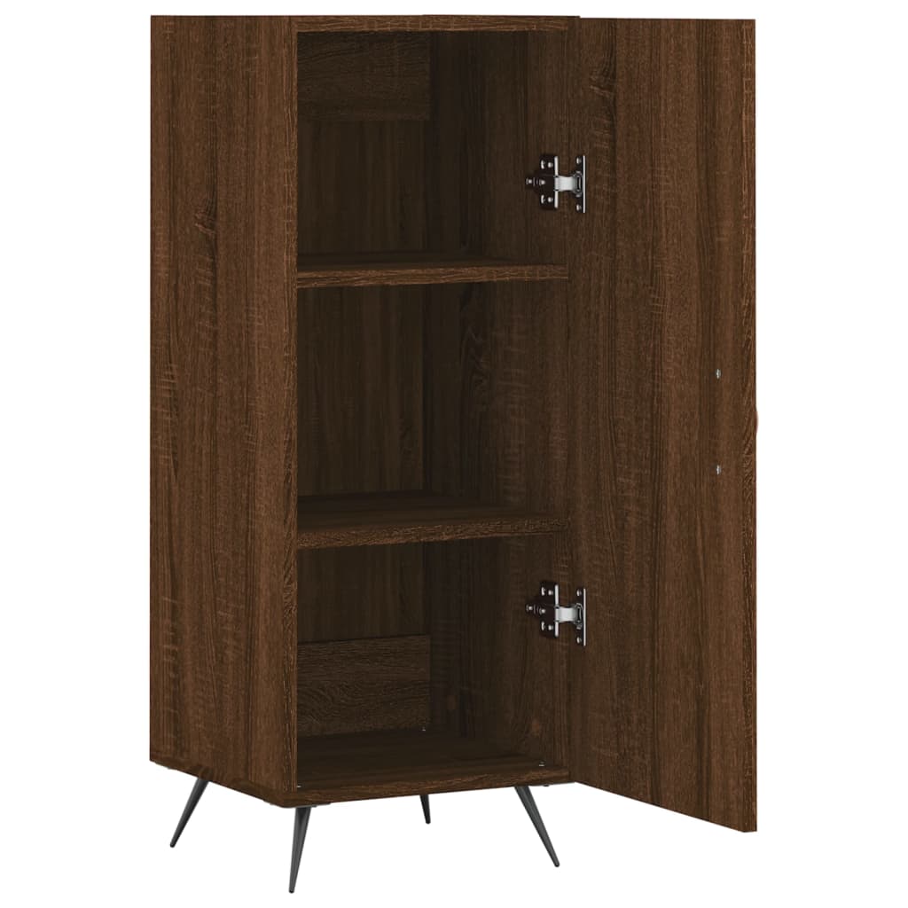 Buffet Chêne marron 34,5x34x90 cm Bois d'ingénierie - XIOS