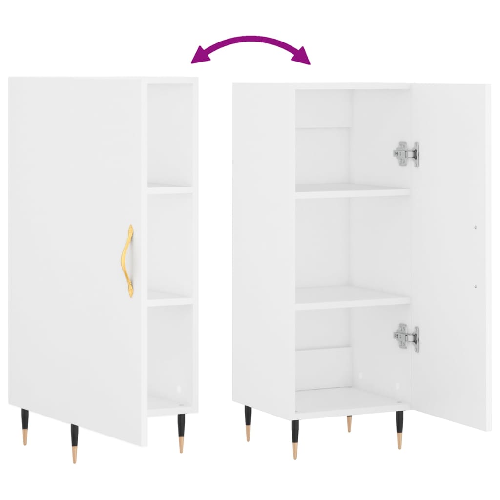 Buffet blanc 34,5x34x90 cm bois d'ingénierie - XIOS