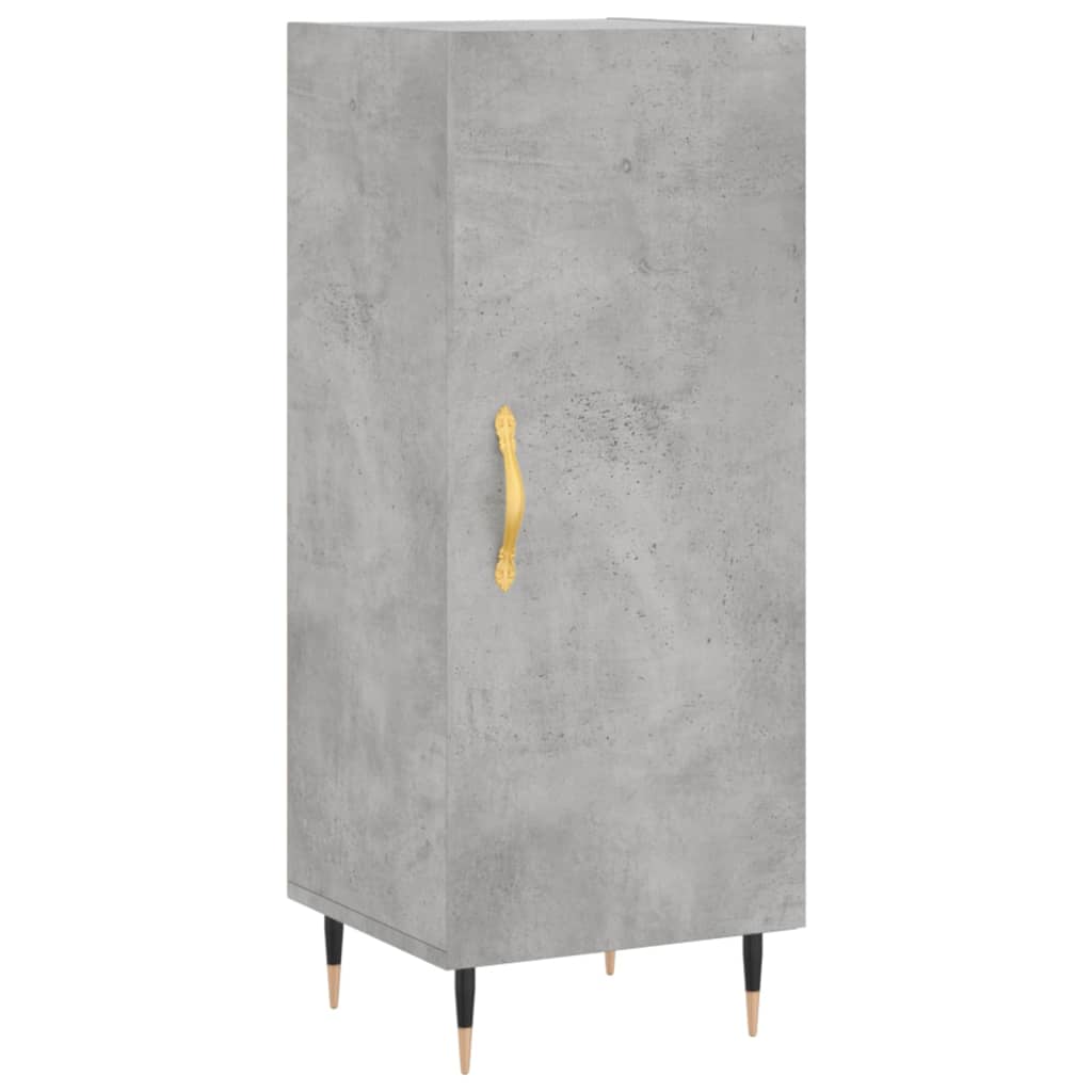 Buffet Gris béton 34,5x34x90 cm Bois d'ingénierie - XIOS